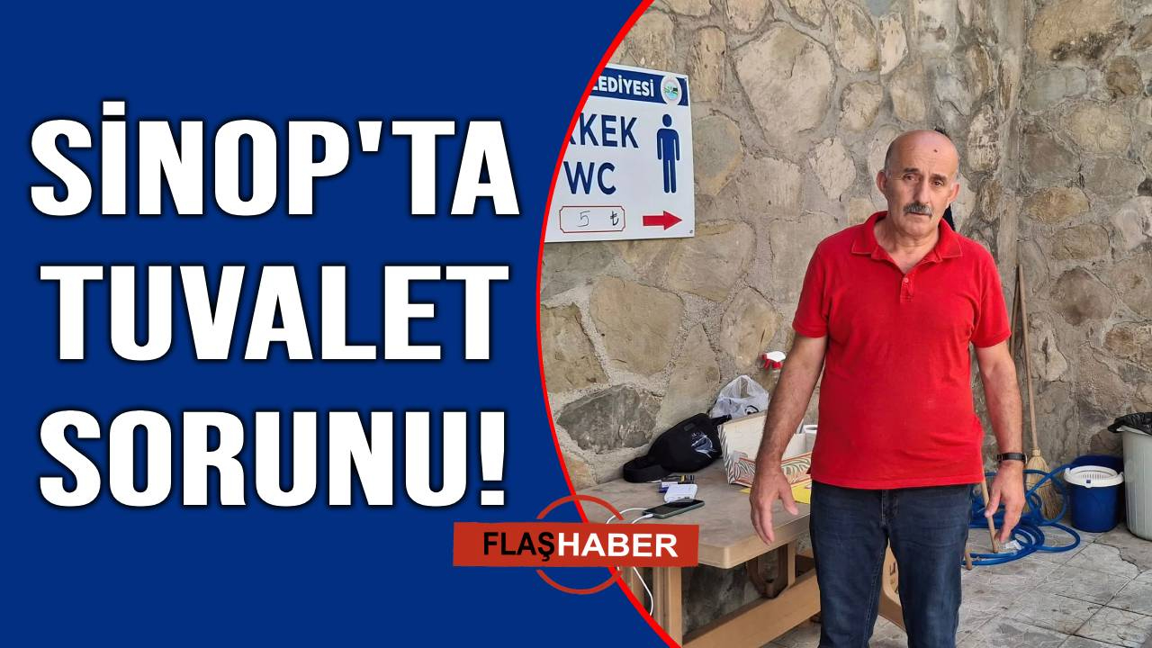 Sinop’ta tuvalet sorunu geceleri kabusa dönüyor