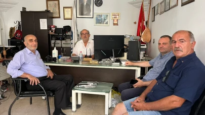 Saadet Partisi’nden Gazeteci Aksu’ya ziyaret!