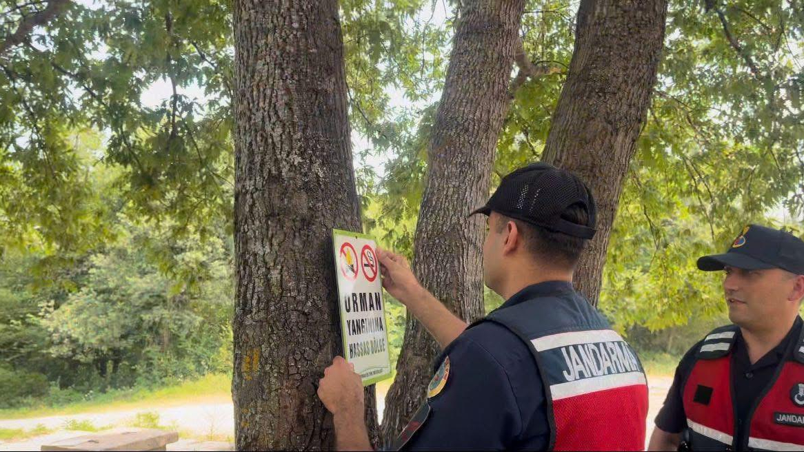 Jandarma ekipleri ormanlarda kuş uçurmuyor