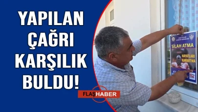 'Mutluluğa Kurşun Sıkma' kampanyası Sinop'ta meyvelerini veriyor
