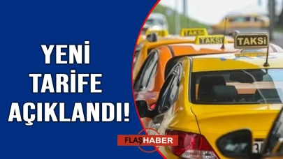 İlçede taksi tarifeleri yenilendi