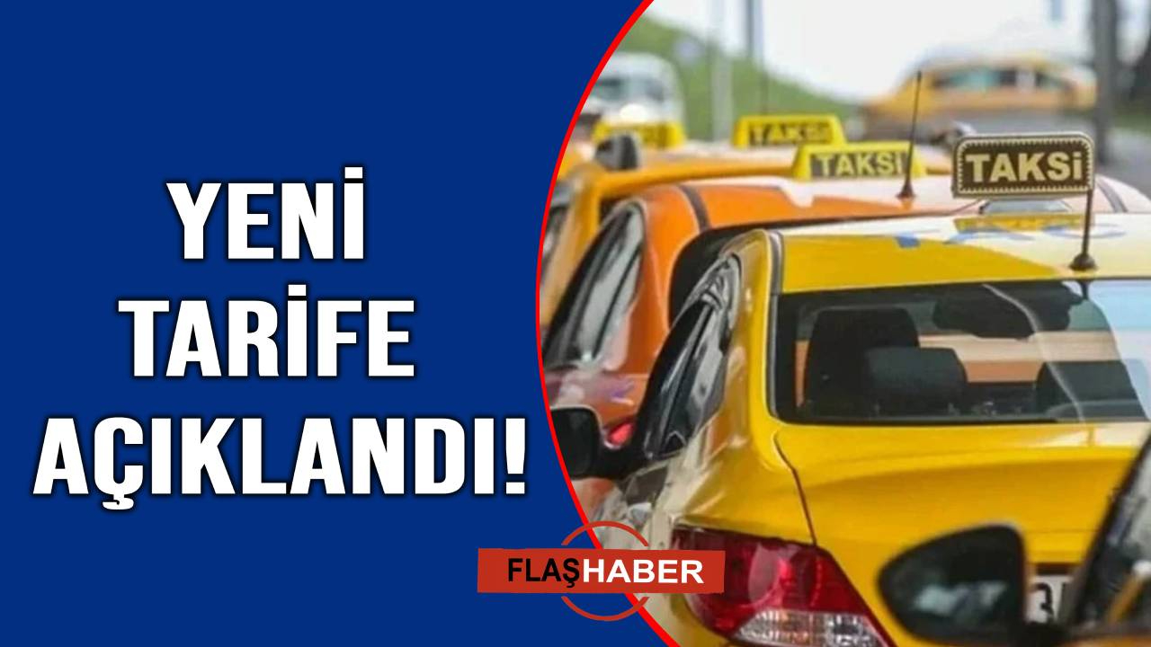 İlçede taksi tarifeleri yenilendi