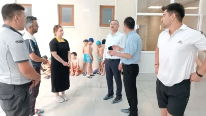 Boyabat’ta yüzme kurslarına yoğun ilgi