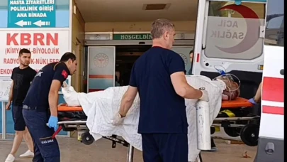 3. kattan düşen yaşlı adam ağır yaralandı