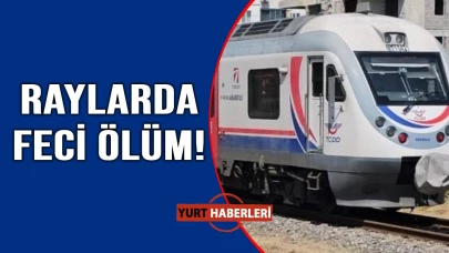 Raylarda yürüyen adama tren çarptı