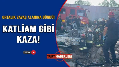 3 araç birbirine girdi: 5 ölü, 1 yaralı