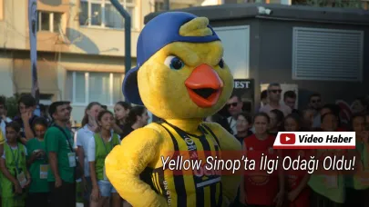 Fenerbahçe’nin maskotu Sinop’ta vatandaşlarla buluştu