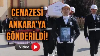 Vali Karaömeroğlu’nun cenazesi Ankara’ya uğurlandı