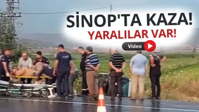 Direksiyon hakimiyetini kaybeden otomobil yol kenarındaki vanaya çarptı