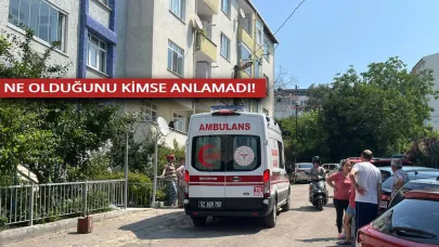 Sinop'ta sandalyeden düşen kadın hastanelik oldu