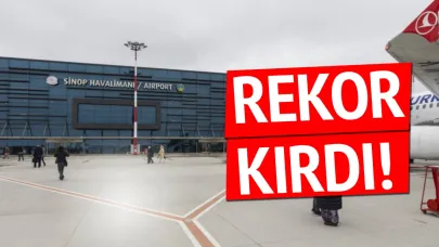 Sinop Havalimanı'nda uçuş trafiği zirve yaptı!