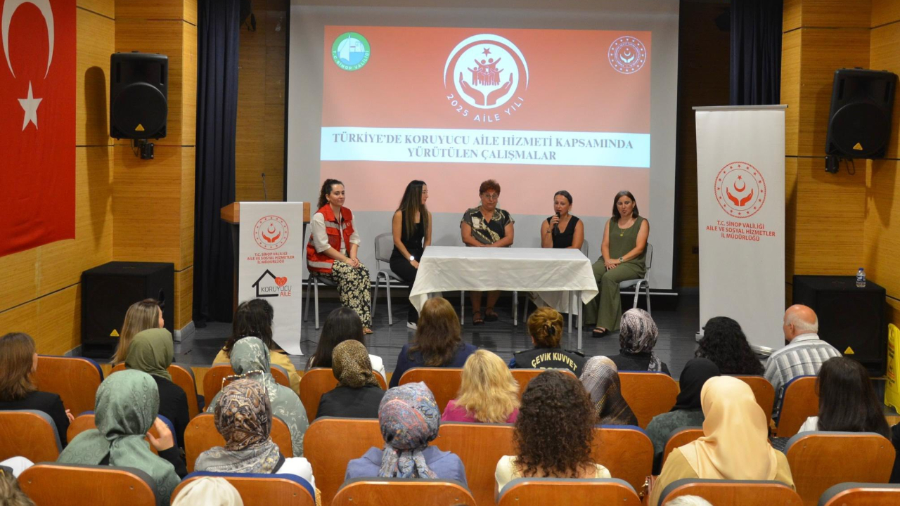 Sinop'ta "Gönül Elçileri" koruyucu aileler için bir araya geldi!