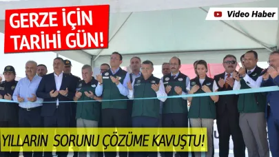 Gerze’nin içme suyu sorunu çözüldü