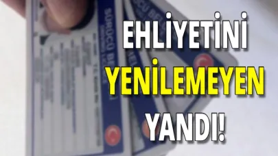 Eski tip ehliyetlerin yenilenmesi için önemli uyarı