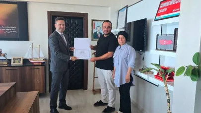 Örnek davranışa teşekkür belgesi