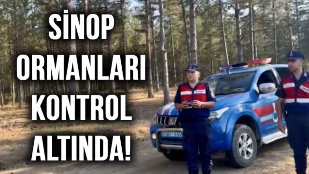 Jandarma ormanları havadan gözetliyor
