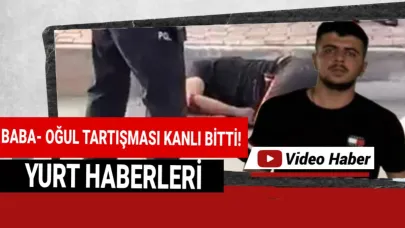 Oğlunu yol kenarında katletti