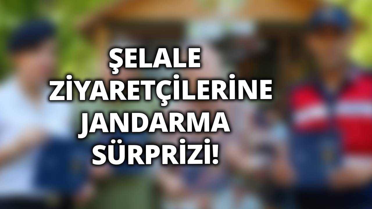 Erfelek şelalelerinde dikkat çeken bilgilendirme