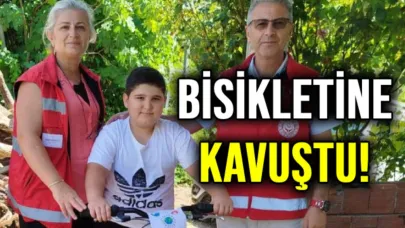 Yahya’nın bisiklet hayali gerçek oldu