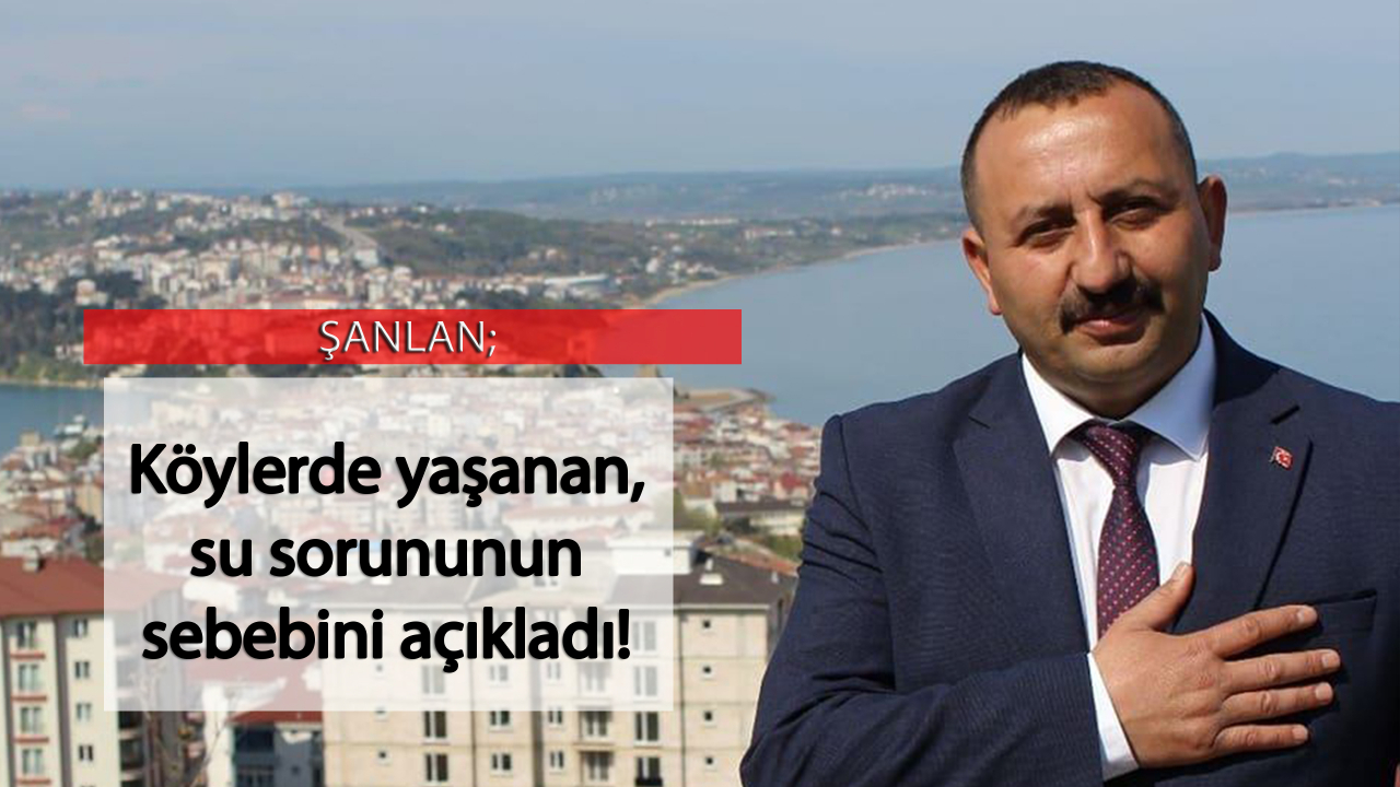 Şanlan; “Millete yazık oluyor”