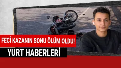 Motosiklet kazası can aldı