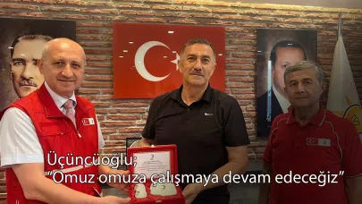 Başkan Üçüncüoğlu’na teşekkür ettiler