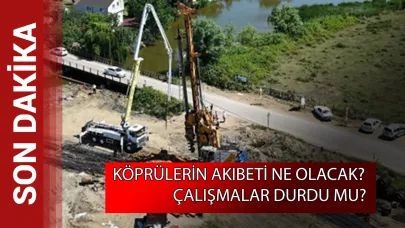 Akliman’daki köprülerin yapımı durdu mu?