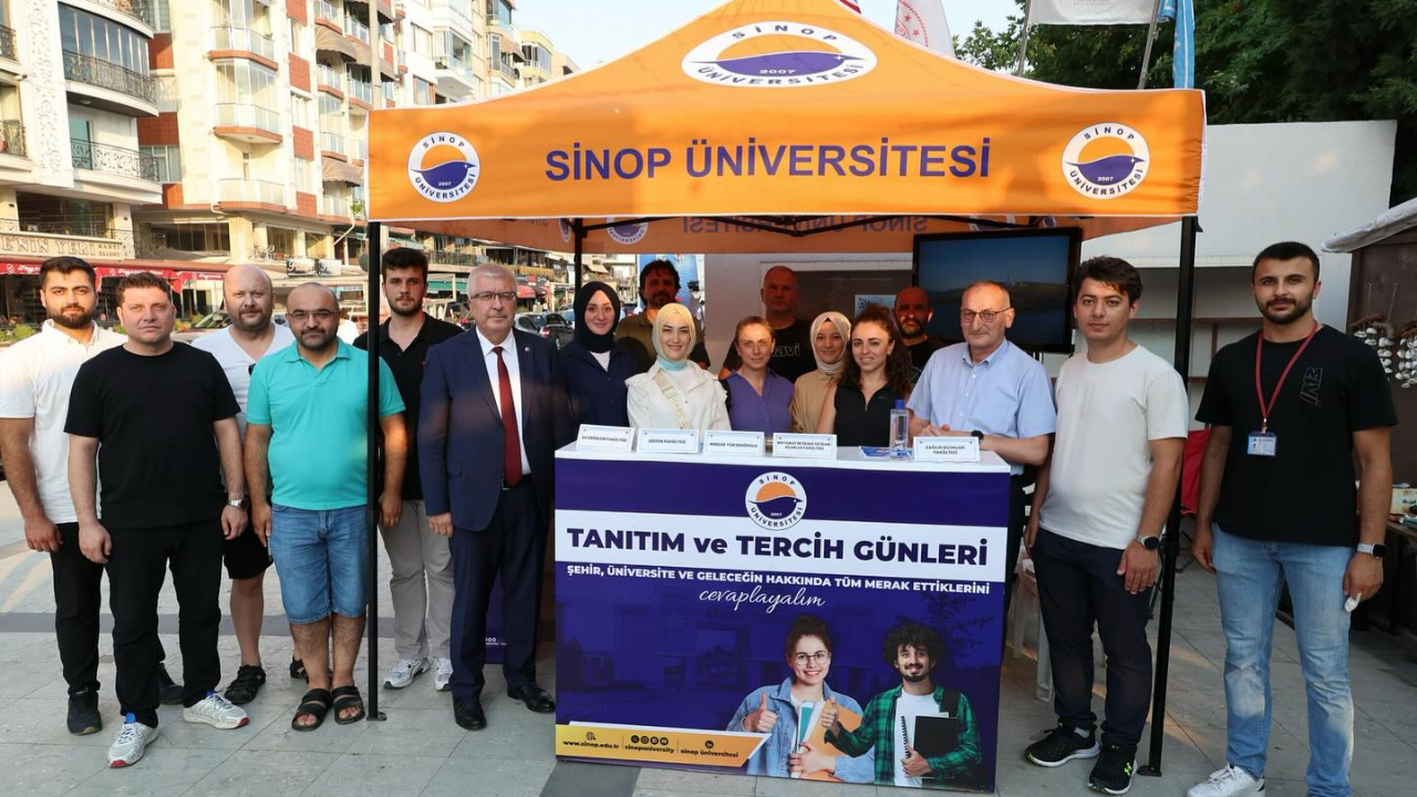 Sinop Üniversitesi tercih günlerinde adaylarla buluştu