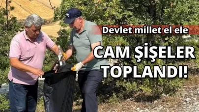 Yangın riski taşıyan atıklar toplandı