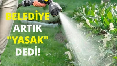 Belediyeden vatandaşa önemli uyarı!