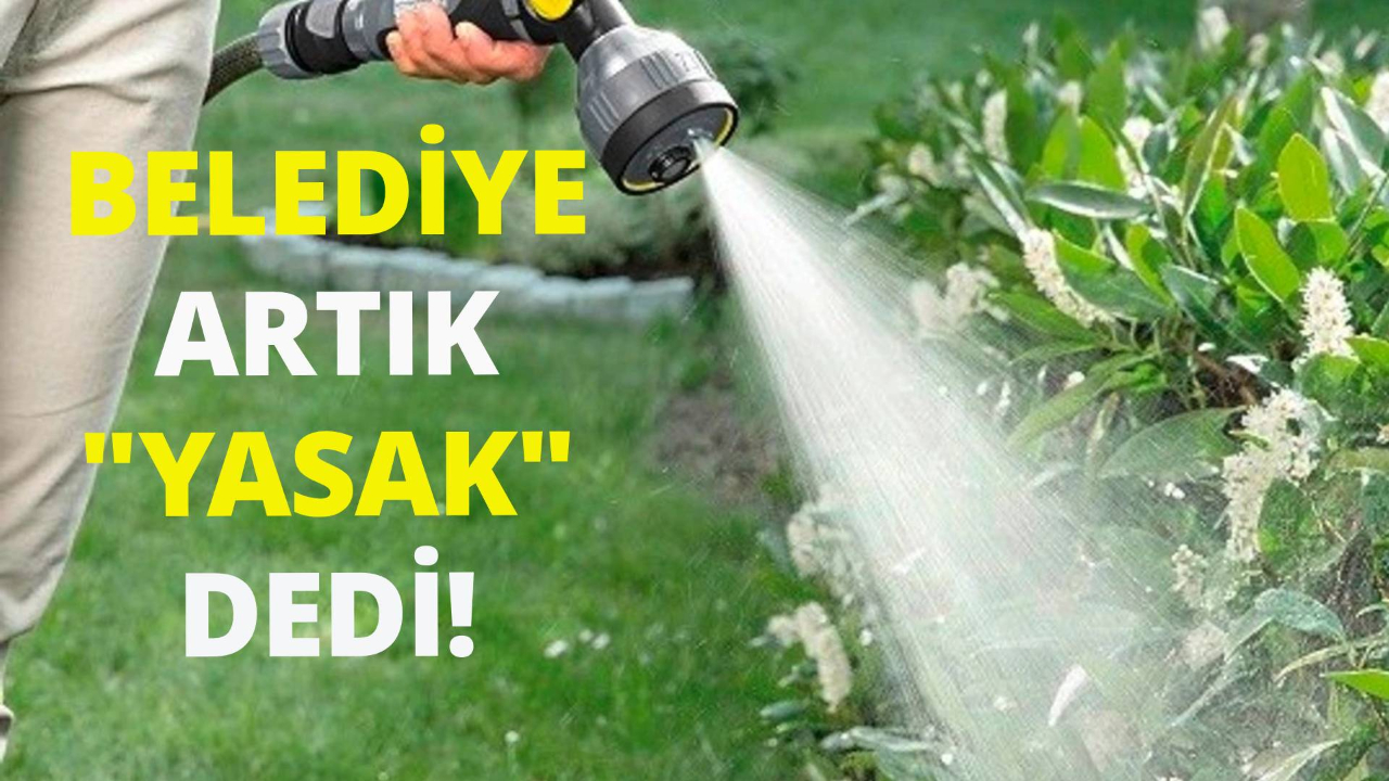 Belediyeden vatandaşa önemli uyarı!