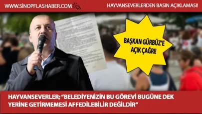 Hayvanseverlerden Başkan Gürbüz’e tepki