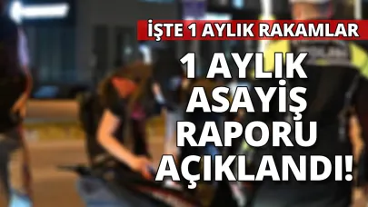 Sinop'un bir aylık asayiş raporu yayınlandı