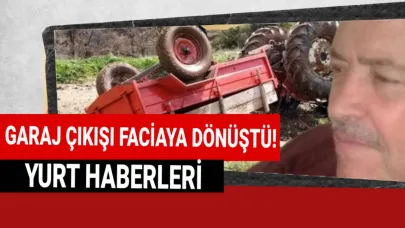 Traktör altında can verdi