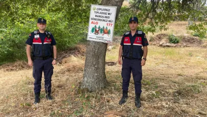 Sinop’ta orman yangını riskine karşı jandarma ekiplerinden sıkı denetim