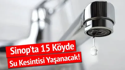 İşte su kesintisi yapılacak köylerin listesi!