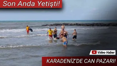Herkes seferber oldu! 2 kişi denizden baygın halde çıkartıldı