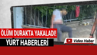 Durakta servis bekleyen işçi kalbine yenik düştü