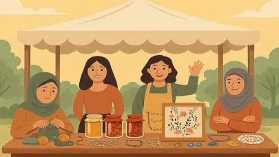 Boyabat'ta "Hanımeli Pazarı" kuruluyor