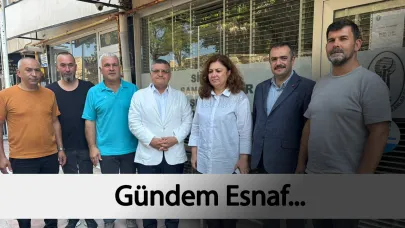 Vali Özarslan’dan esnafın temsilcisine ziyaret