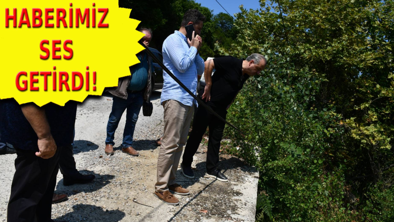Haberimiz sonrası harekete geçildi