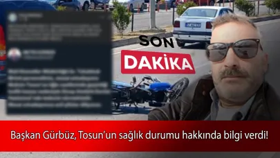 Tosun, trafik kazası geçirmişti