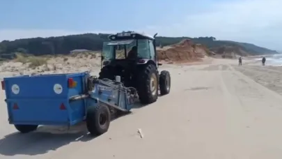 Sinop'ta Sarıkum Sahilinde temizlik mesaisi!