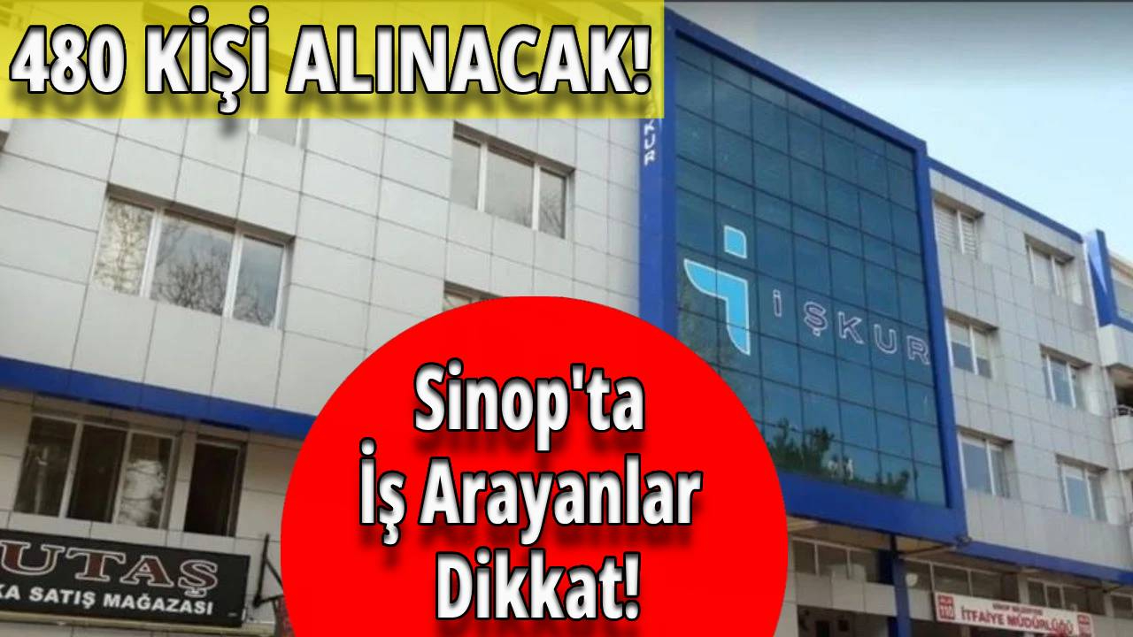 Sinop'ta 480 kişiye geçici istihdam
