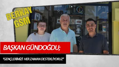 Başkan Gündoğdu’dan genç esnafa ziyaret