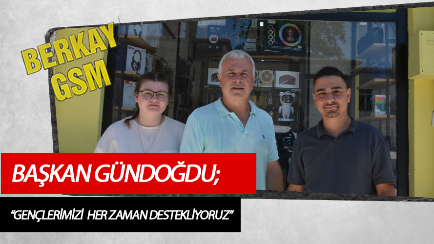 Başkan Gündoğdu’dan genç esnafa ziyaret