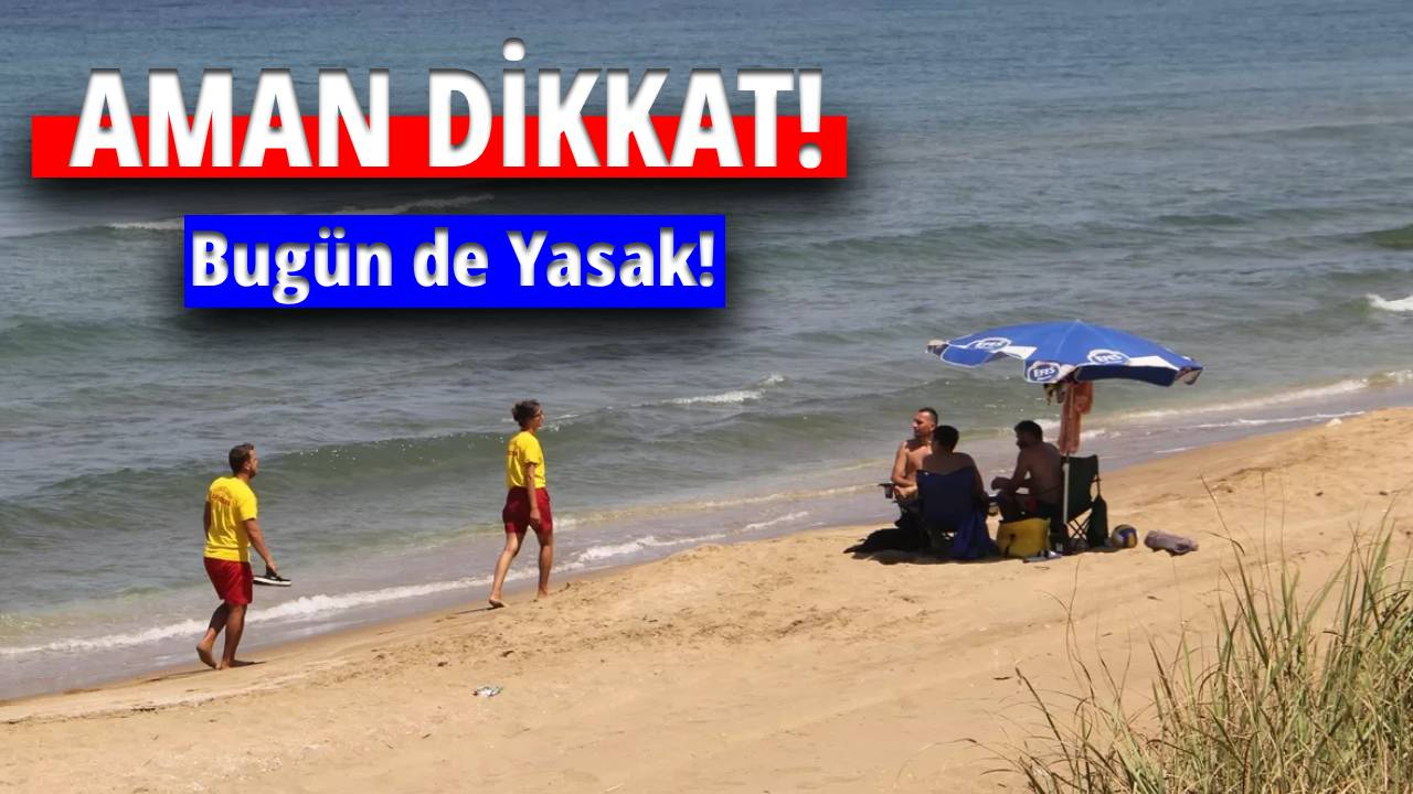 Sinop'ta denize girişe geçici yasak!
