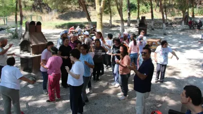 Sinop’ta özel bireyler Nisi Göleti’nde moral depoladı