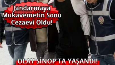 Sinop’ta jandarmanın çalışmasını engelleyen şahıslar tutuklandı