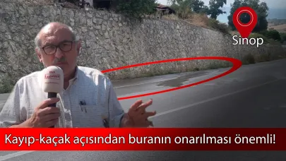 Borudaki patlak, asfaltın üstüne sızdı